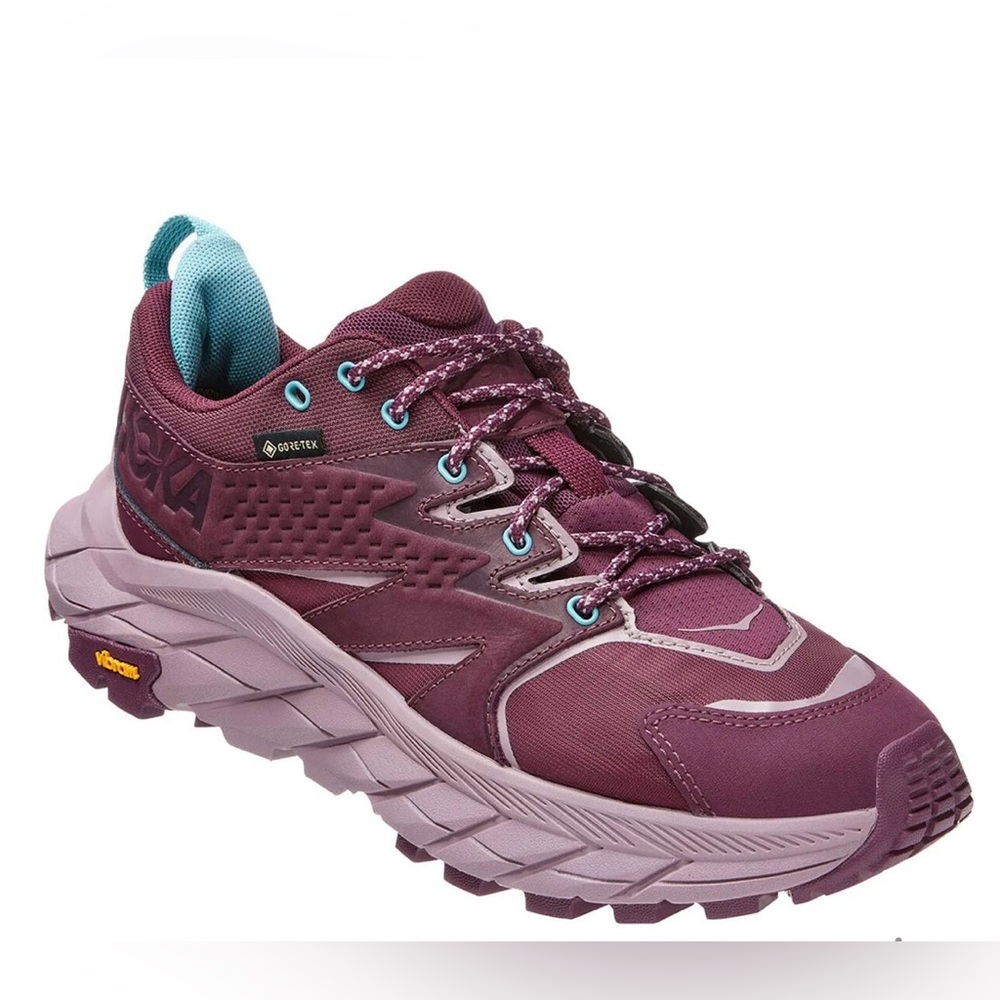 HOKA Anacapa Low GTX Hiking shoes NWOT & box Size 9B color: Elderberry